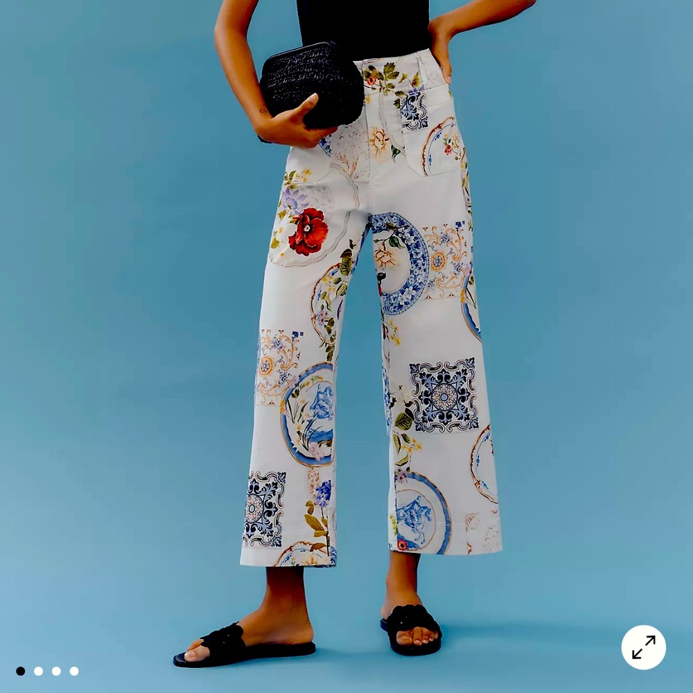 Maeve Multicolor Patterned Pants